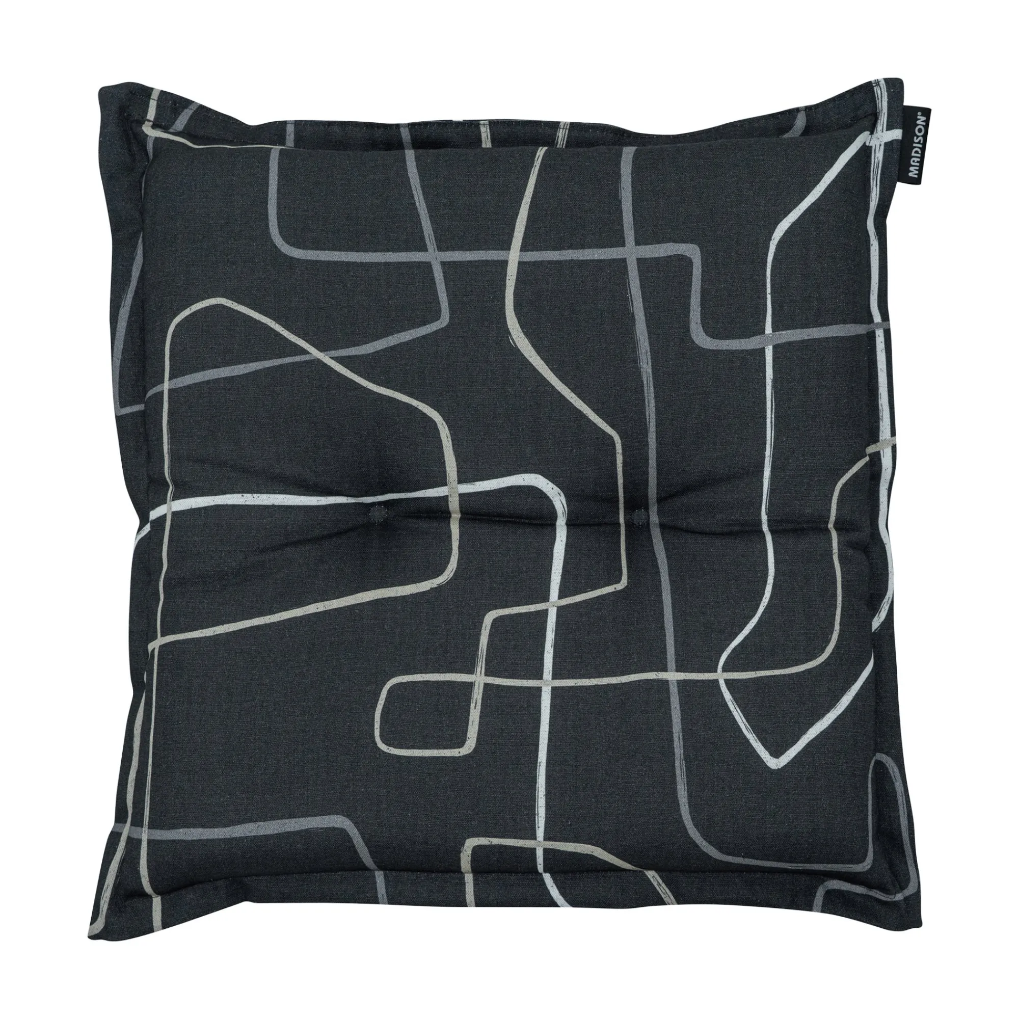 Madison Tuinkussens>Joah grey hocker 50x50
