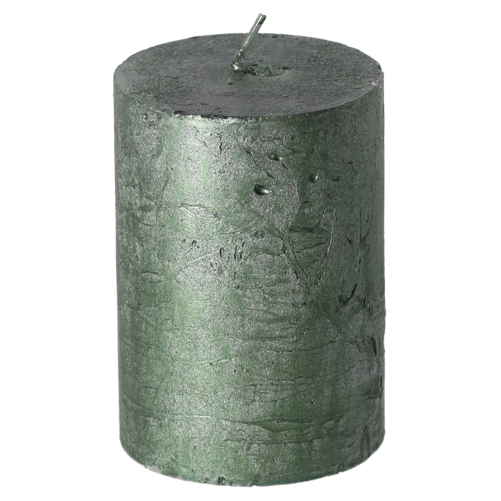 O'malley Kaarsen>Kaars metallic 70x75mm groen
