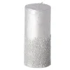 Kaarsen>Kaars 50x110mm sand zilver