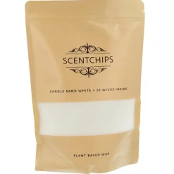 Scentchips Kaarsen>Kaarsenzand wit 500 gram