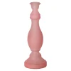 Natural Collections Kaarsen>Kaarshouder van glas 10 x 30 cm roze, 2 assorti