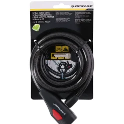 Dunlop Fietsspullen>Kabelslot spiraal 150 cm