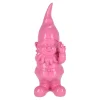Woondecoratie>Kabouter met middelvinger 27 cm fuchsia