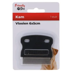 Friendly Pet Kattenverzorging>Kam huisdier vlooien 6 x 5 cm