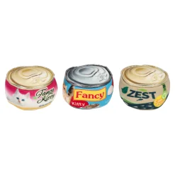 Friendly Pet Kattenspeeltjes>Kattanspeeltje blik pluche 6 cm 3st.