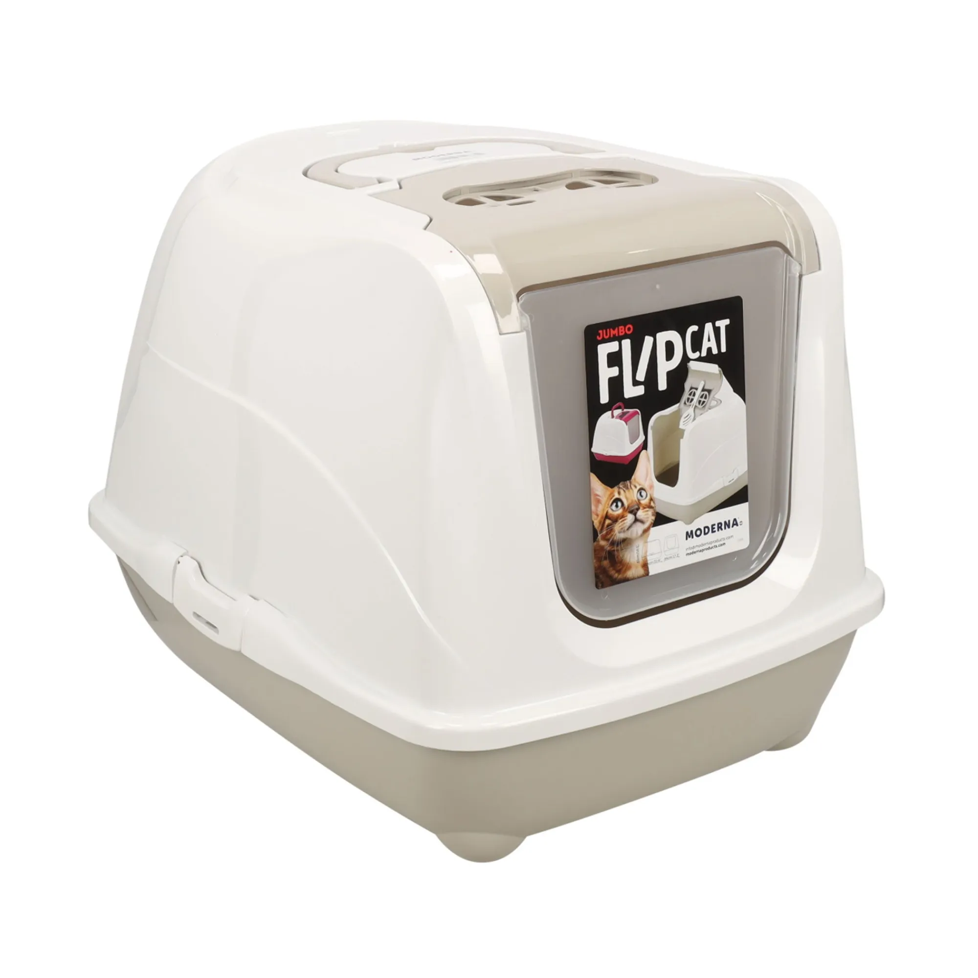 Moderna Kattenbak>Kattenbak flip classic 57cm grijs