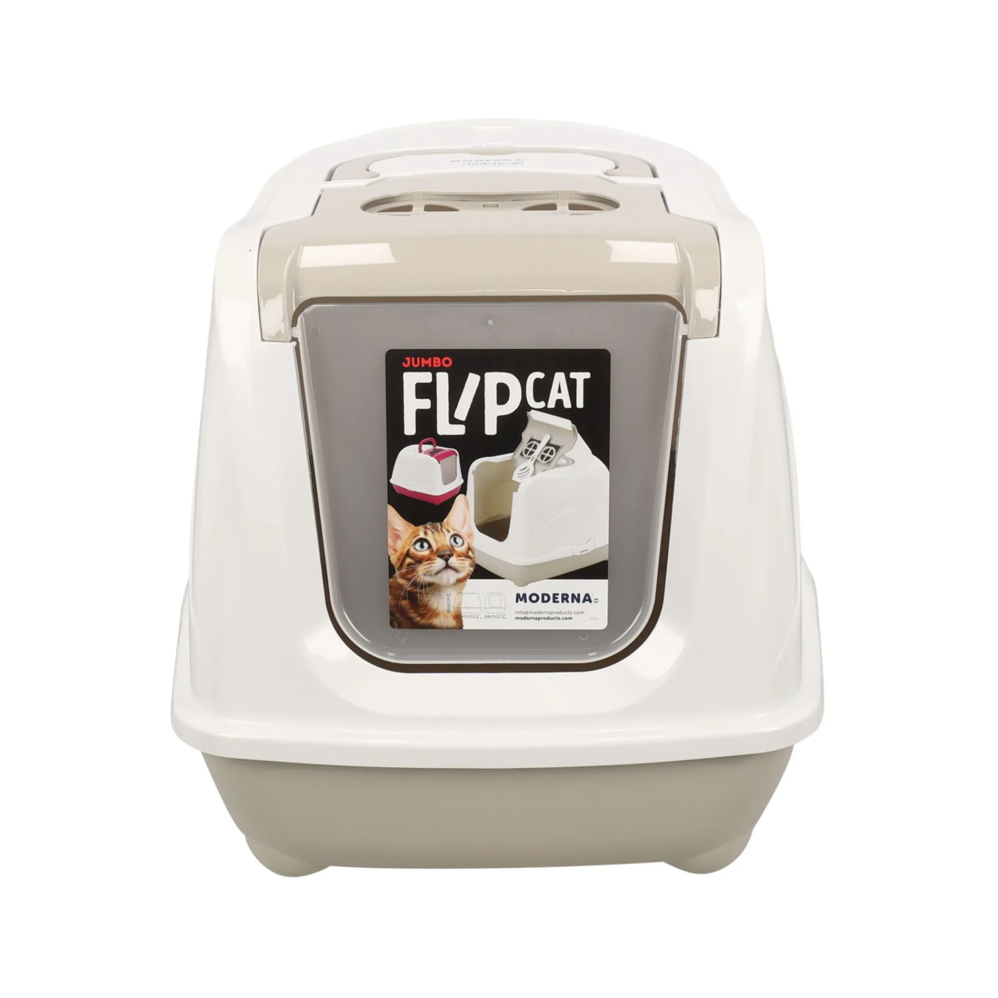 Moderna Kattenbak>Kattenbak flip classic 57cm grijs