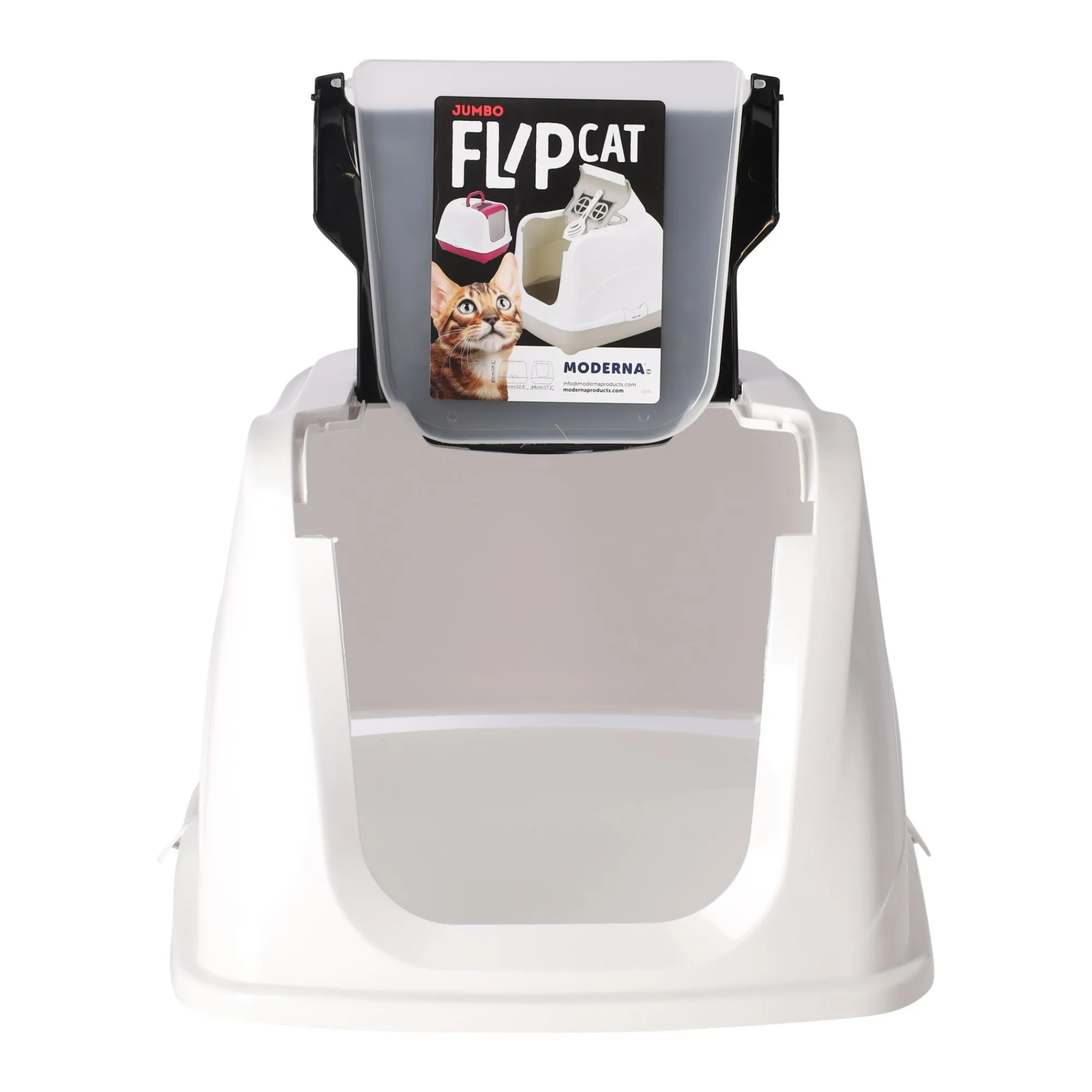 Moderna Kattenbak>Kattenbak flip classic 57cm zwart