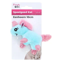 Friendly Pet Kattenspeeltjes>Kattenspeeltje eenhoorn 10 cm
