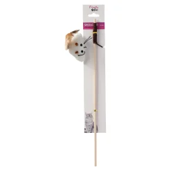 Friendly Pet Kattenspeeltjes>Kattenspeeltje stok + dier eco assorti