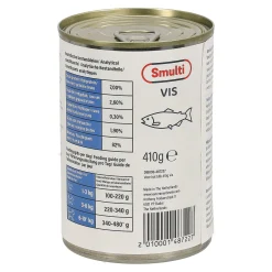 Smulti Kattenvoer>Kattenvoer Blik 410 gram Vis