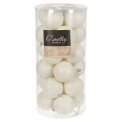 O'malley Kerstballen>Kerstbal 4cm mix 24st iris