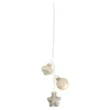 Kerstballen>Kerstbal tros mix 3st pearl