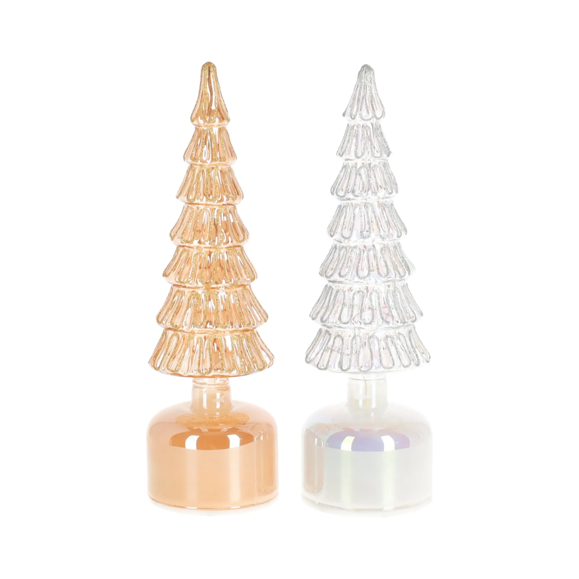 Kerstdecoratie>Kerstboom LED 33 cm goud of wit