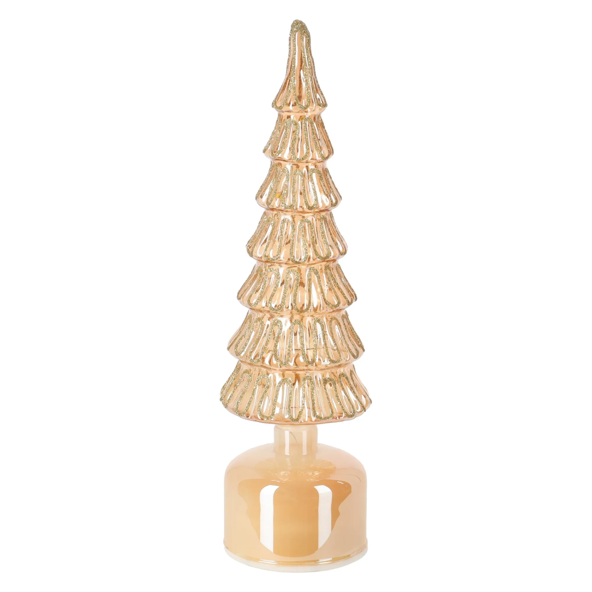 Kerstdecoratie>Kerstboom LED 33 cm goud of wit