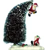 Kerstdorp>Kerstboom met kerstman