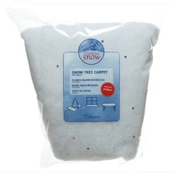 Decoris Kerstbomen>Kerstboomdeken sneeuw met glitter 100 cm