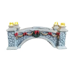 Kerstdorp>Kerstdorp brug 15x7x6cm