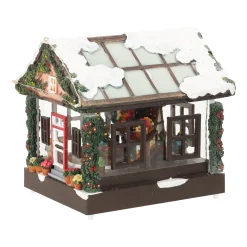 O'malley Kerstdorp>Kerstdorp serre tulpen 19x15x18cm