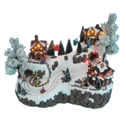 Kerstdorp>Kerstdorp skilift 46cm