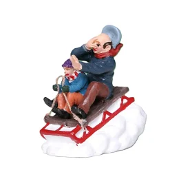 Kerstdorp>Kerstdorp slee 5x5cm