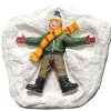 Kerstdorp>Kerstdorp sneeuwengel jongen 6cm