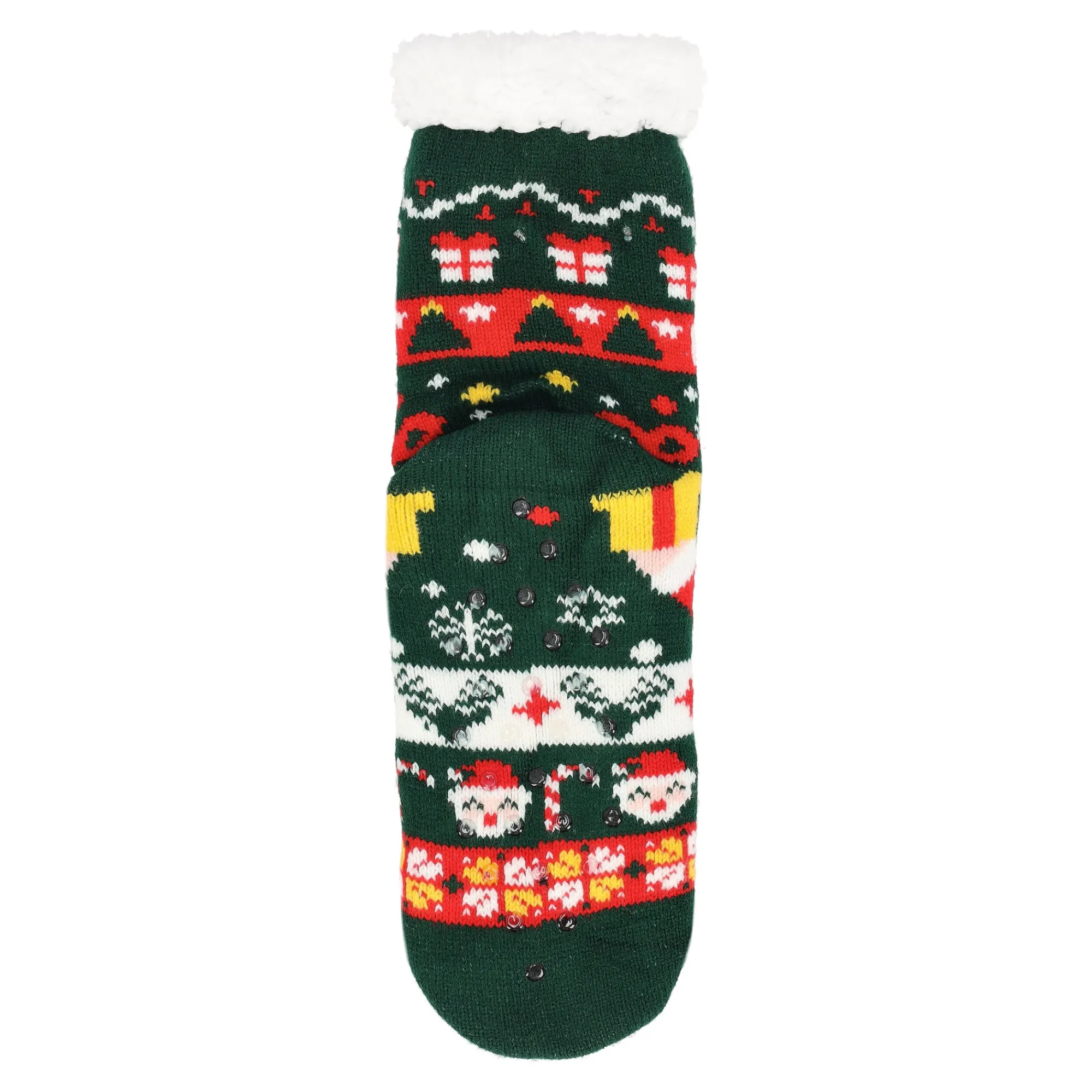 Kerstkleding>Kerstsok led groen