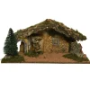Kerstdorp|Kerstdecoratie>Kerststal led 58 x 25 cm