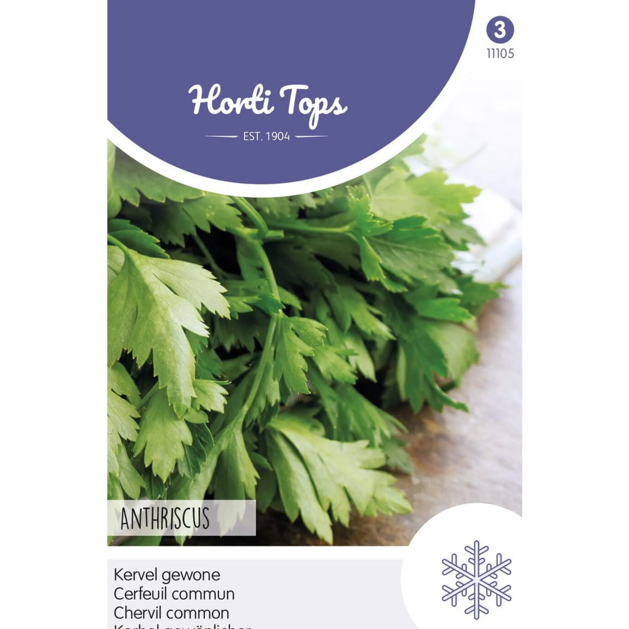 Horti Tops Moestuin>Kervel zaad