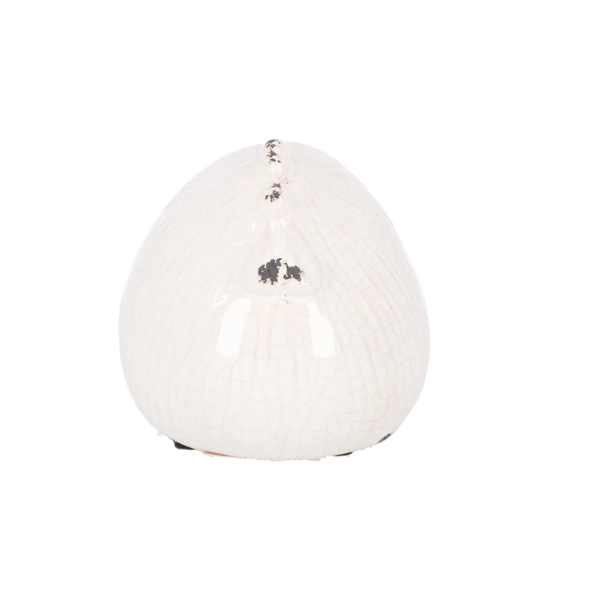 Pasen|Woondecoratie>Kip keramiek 14 cm antiek wit