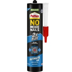 Pattex Verfspullen>Kit No More Nails Flex transparant 308g