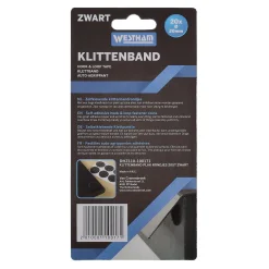 Westham Handgereedschap>Klittenband plak rondjes 20st zwart