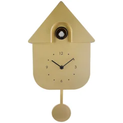 O'malley Klokken>Klok Birdy Metallic Gold