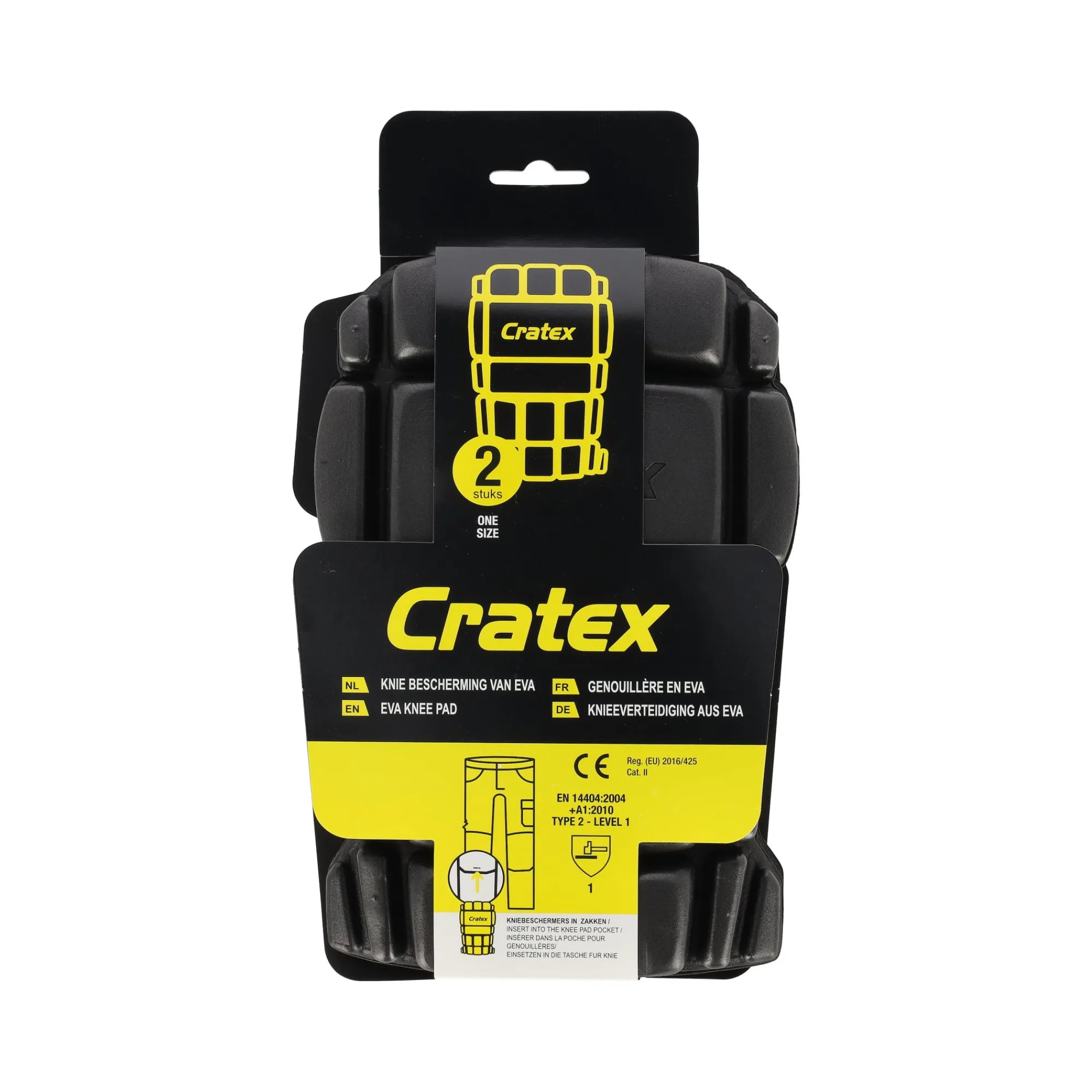 Cratex Pbm>Kniebeschermer 2pak