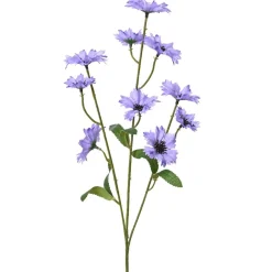 Everlands Kunstplanten En Kunstbloemen>Korenbloem lila 75 cm