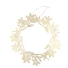 Woondecoratie>Krans metaal 30 cm gold wash