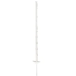 Koltec Afrastering>Kunststofpaal 105cm wit 10st