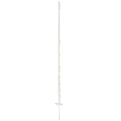 Koltec Afrastering>Kunststofpaal 154cm wit 10st