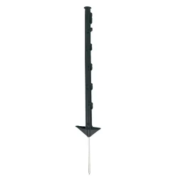 Koltec Afrastering>Kunststofpaal 70cm zwart 10st
