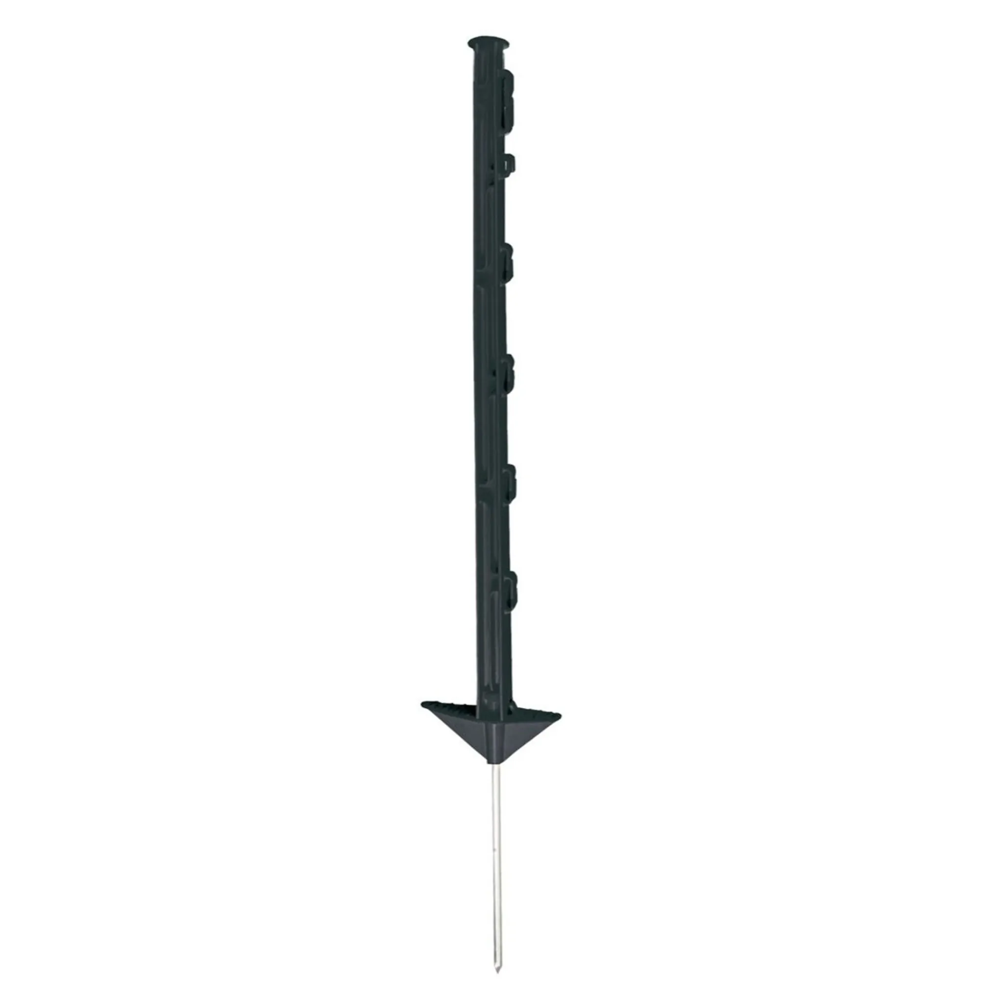 Koltec Afrastering>Kunststofpaal 70cm zwart 10st