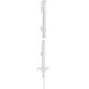 Koltec Afrastering>Kunststofpaal wit 160cm