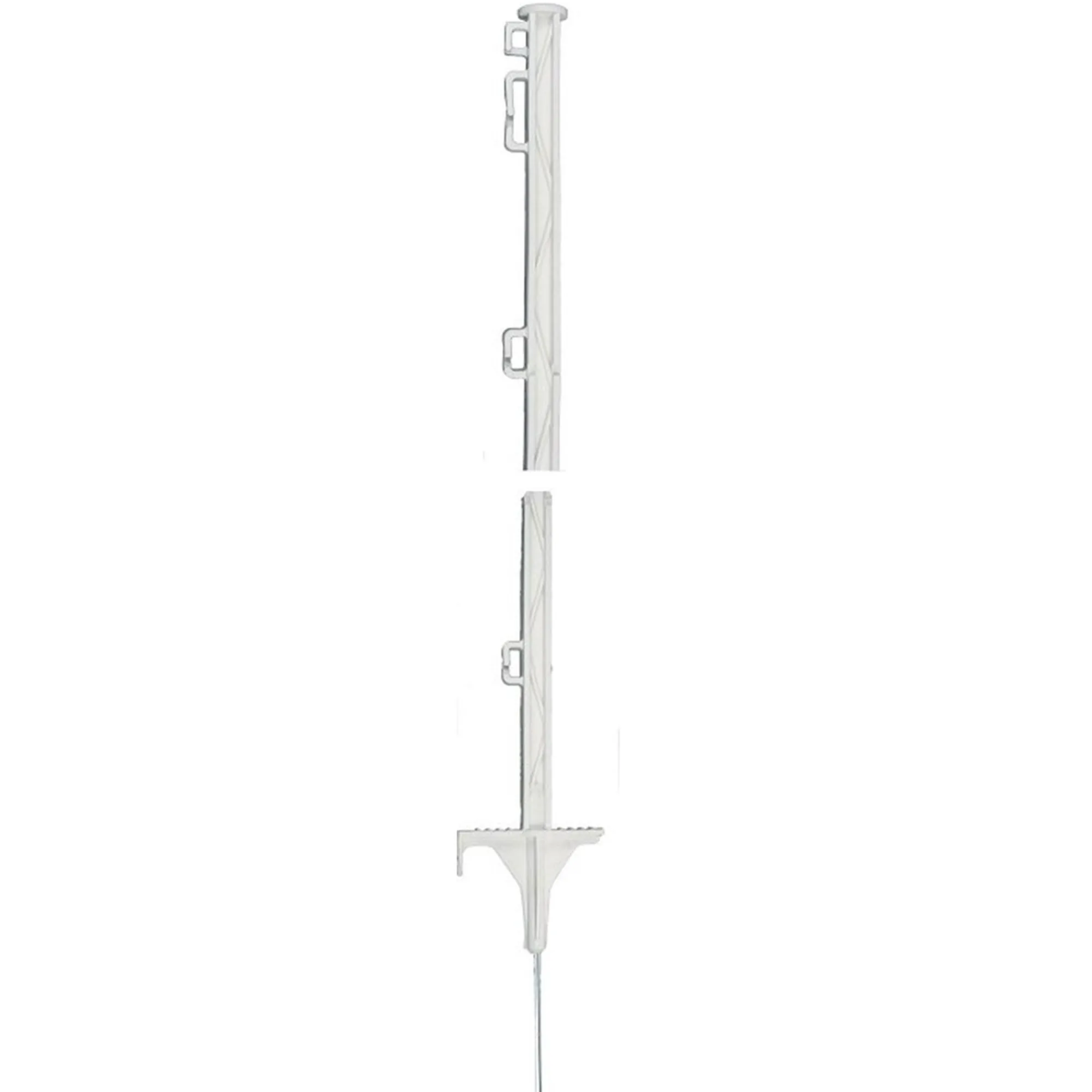 Koltec Afrastering>Kunststofpaal wit 160cm
