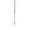 Koltec Afrastering>Kunststofpaal wit 105cm