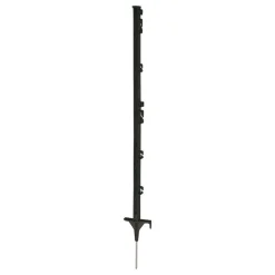 Koltec Afrastering>Kunststofpaal zwart 160cm