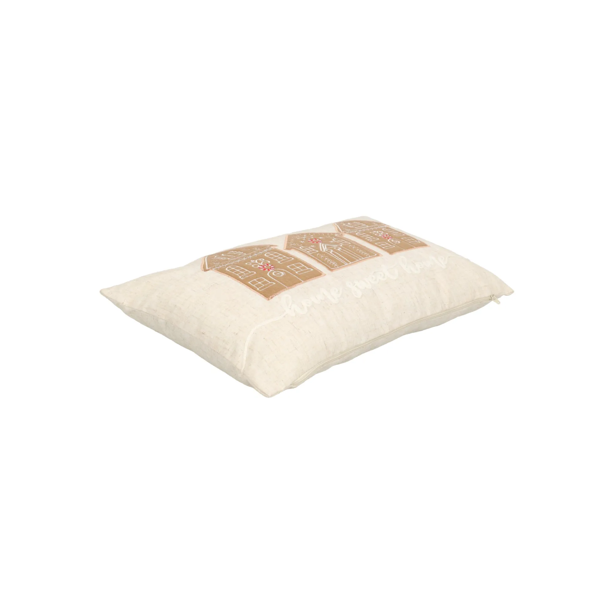 Kerstdecoratie>Kussen gingerhouse home sweet home 30 x 50 cm