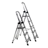 Lotus Schoonmaken>Ladder huishoud basic 5 treden alu
