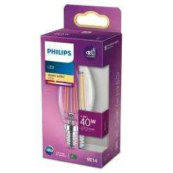 Philips Binnenverlichting>Lamp LED kaars deco 40W E14