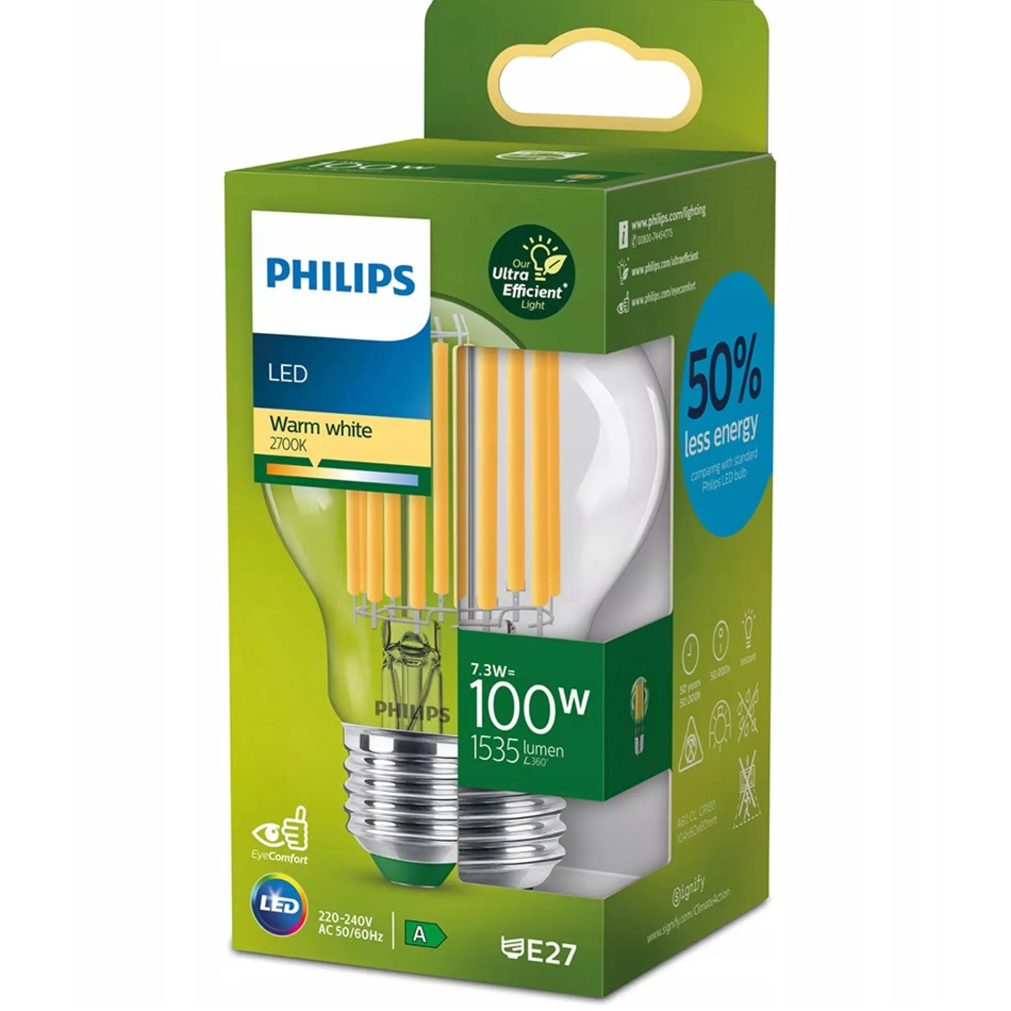Philips Binnenverlichting>Lamp LED peer helder 100W E27