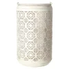 O'malley Woondecoratie>Lantaarn Irvillac wit goud 23 x 42 cm