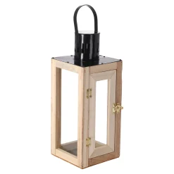 Mega Collections Woondecoratie>Lantaarn Lorenzo natural 44 cm